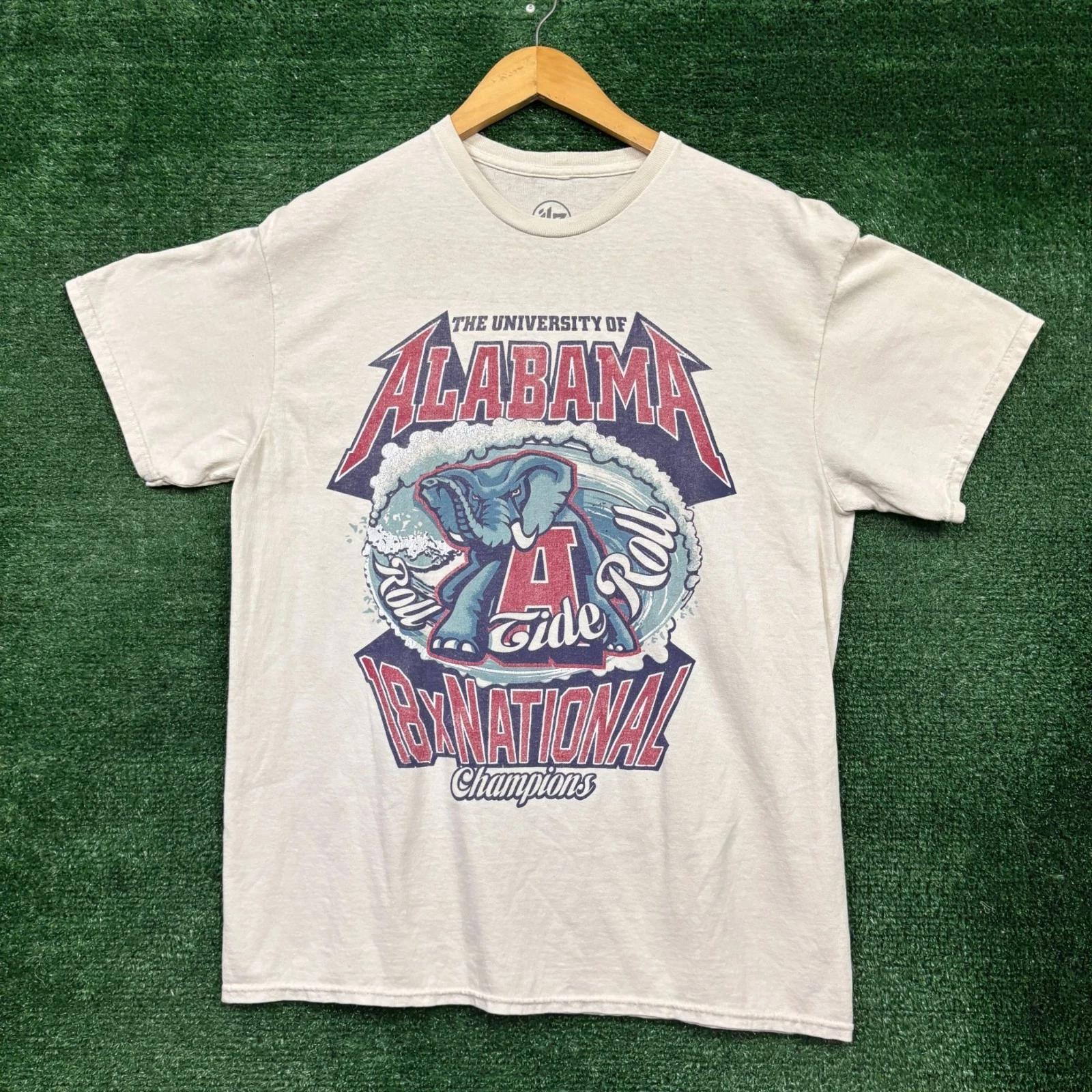 The University of Alabama 18x National Football Champions T-Shirt Size Large 3XL