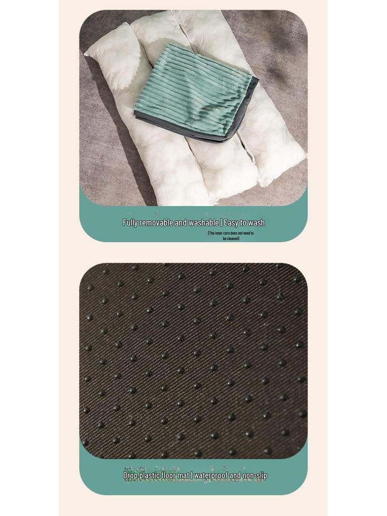 Universal All-Season Pet Mat: Removable, Washable & Anti-Tear for Cats & Dogs