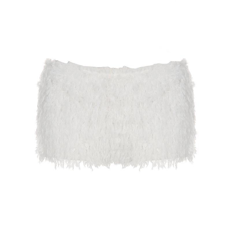 

Персонализированные однотонные облегающие шорты с заниженной талией для женщин Small белый