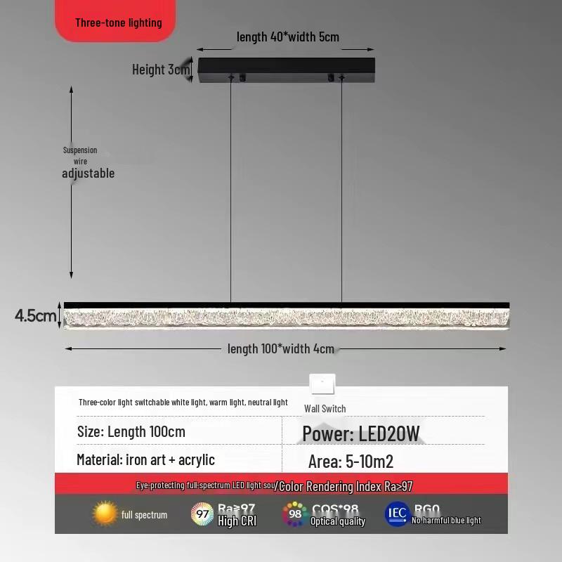 Luxury Italian Minimalist Resin Ceiling Chandelier for Living Room, Bedroom, or Restaurant