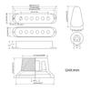 Pickup Cover Volumes Tone Knobs Guitar Parts for Electric Guitar Pickup Parts