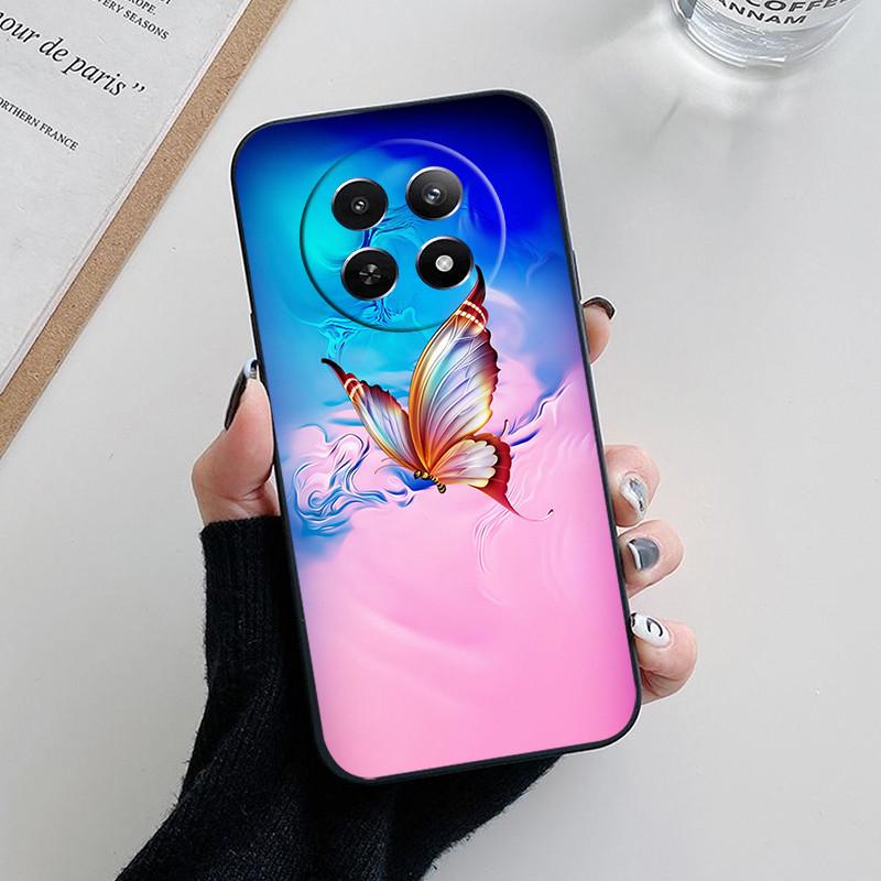 Für Realme 12 5G Hülle Abdeckung Realme12 Funda Coque Weiches Mode Silikon Schutzhülle für Telefonkamera für Realme 12 5G