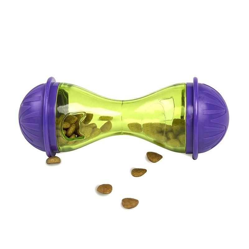 Buy Cat Dog Feeder Plastic Funny Pet Food Dispenser Treat Ball Puppy