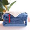 Double-Layer Thick Fleece Blanket Coral Velvet Throw Bed Office Sofa All Season Soft Warm