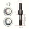 Portable Electric Drill Conversion Grinding Wheel Extension Rod Spindle Adapter Concrete Granite Stone Polishing Cutting