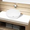 Day and Night - Day and Night Round White Ceramic Bathroom Sink
