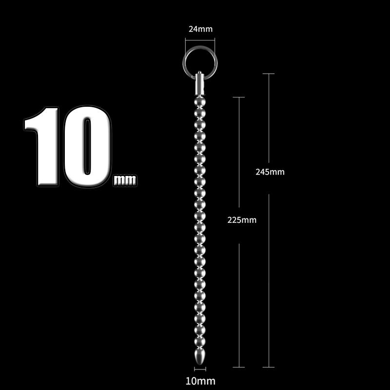 Stainless Steel Urethral Sound Dilators Penis Plug Insert Stimulation Catheter Beads Male Masturbator Horse Eye Sticks BDSM