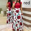 Women Floral Maxi Dress Short Sleeve Long Dress Flowers Printed Dress Beach Dress