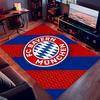 1pc FC Bayern München logo Print Area Rug - Soft,Washable Non-Slip Indoor Mat for Office Chairs,Living Room,Home Office Decorative Rug