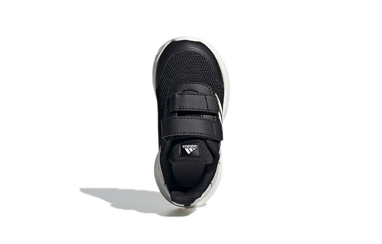 adidas Fabric Abrasion Resistant Abrasion Resistant Low Top Toddler Shoes Black Gray Baby GZ5856