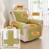 One Piece Sofa Cushion First Class Massage Chair Cushion New Model Plush Anti Slip Single Seat Cushion Cover Cloth