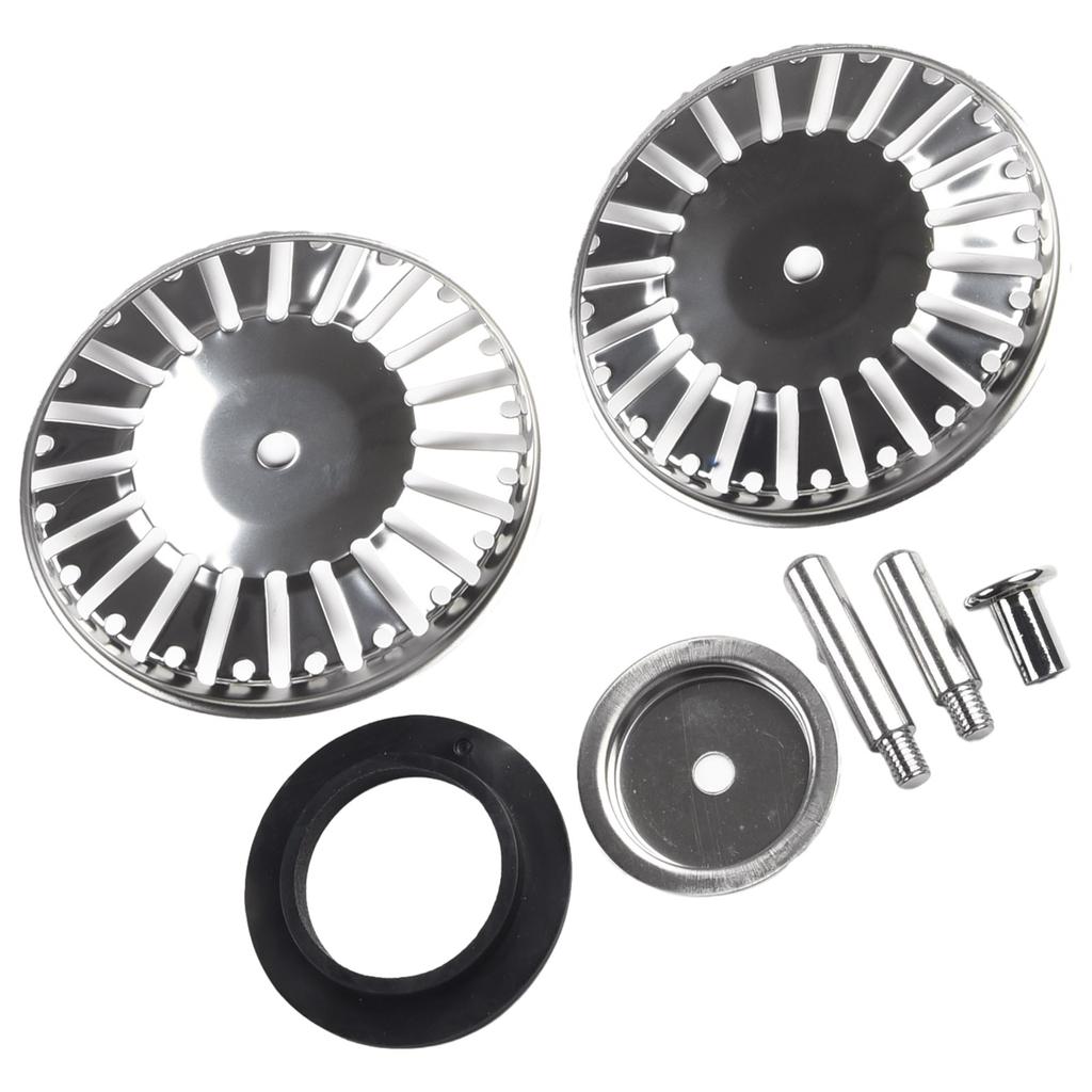 Sink Strainer Bathroom Sink Stopper Hole Stainless Steel 80mm/82mm/84mm