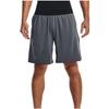 Under Armour Solid Color Straight Leg Shorts With Logo Print Men Shorts Gray 1370376-012