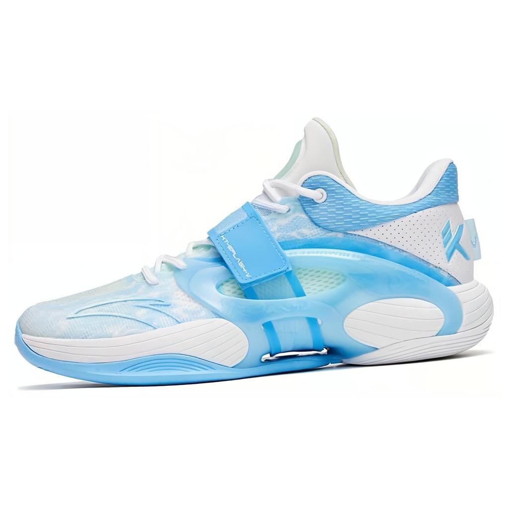Anta Water Flower 5 Wave Precision Support And Flexibility Shock Absorption Non-Slip Wear-Resistant Low-Top Basketball Shoes Men Sneaker 112321108-1