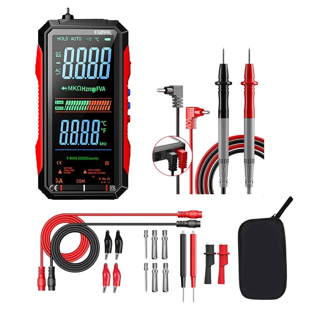 Digital Multimeter USB-C Rechargeable AC/DC Voltage Measurement