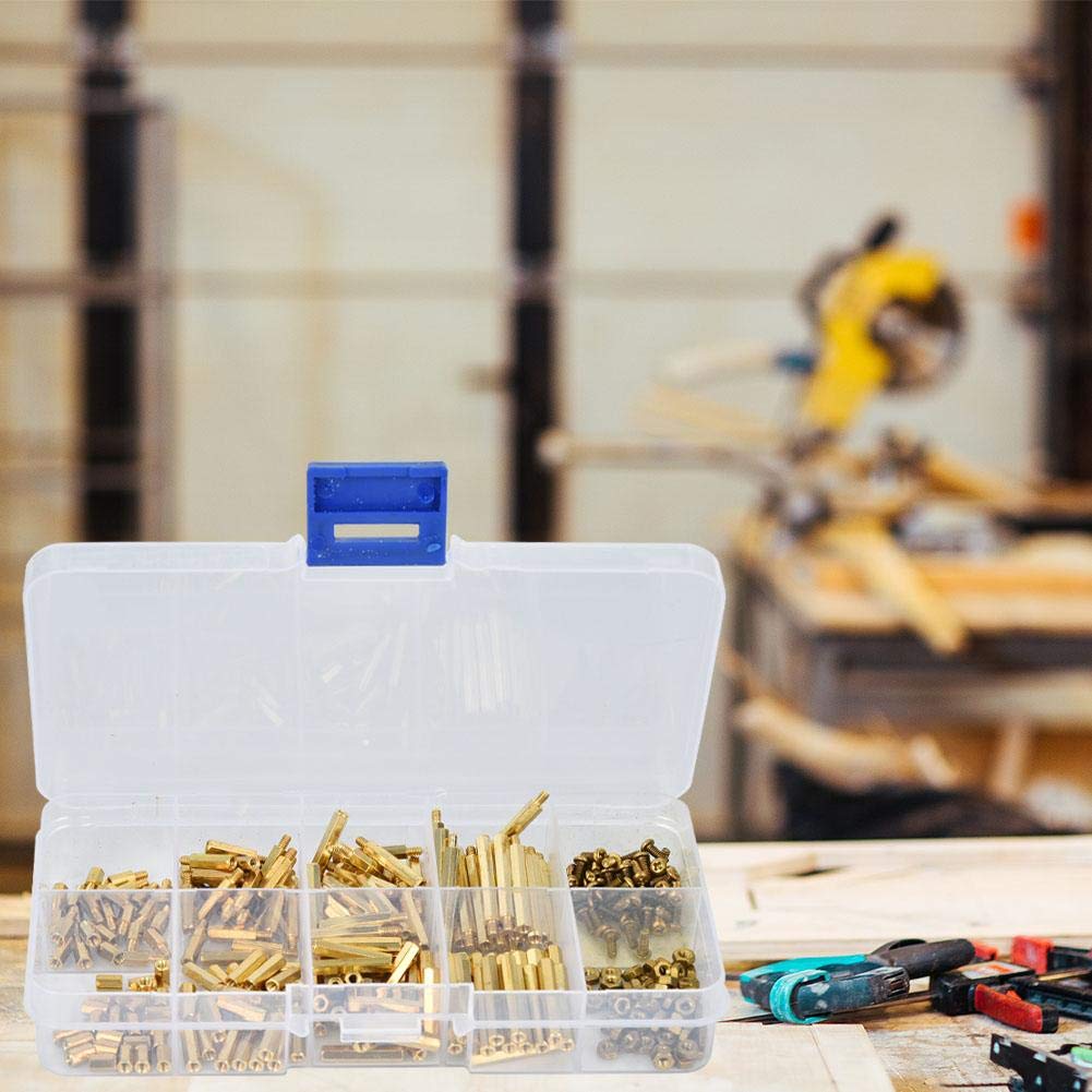 

Латунная стойка «папа-мама», 320 шт. Шестигранная стойка Латунная M2 Тип Стойка-прокладка Гайка-стойка Набор ассорти винтов «папа-мама»