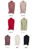 Women's Slim Fit High Neck Wool Sweater - Knitted, Autumn/Winter Collection