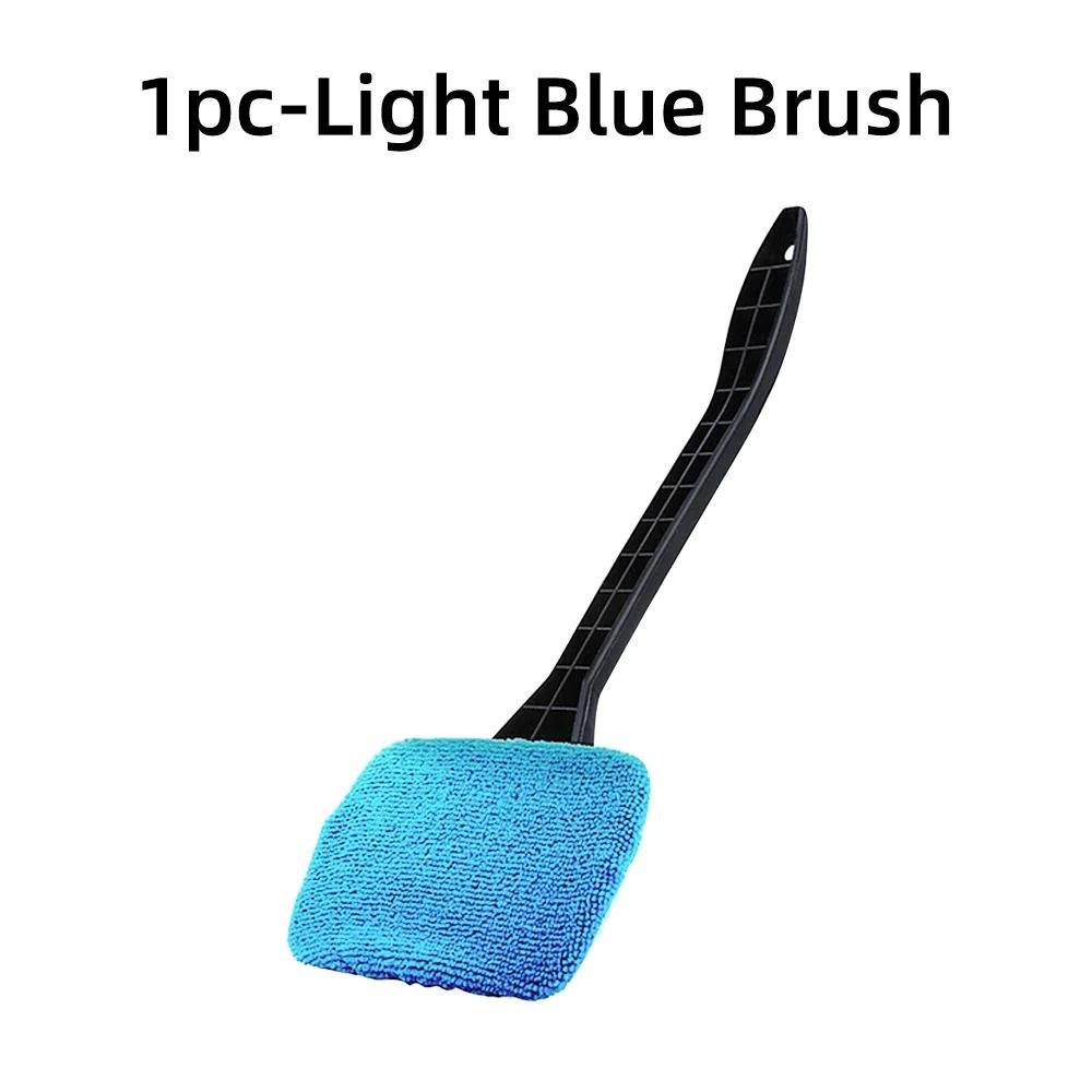 Car Windshield Cleaning Brush Kit Window Wash Cleaner Brush Cleaning Tool Auto Glass Wiper with Long Handle Car Accessories