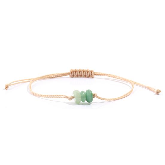 Artificial Crystal Braided Bracelet Handcrafted Adjustable String Rope Bracelet Boho Summer Bracelet Gift for Friends Men Women
