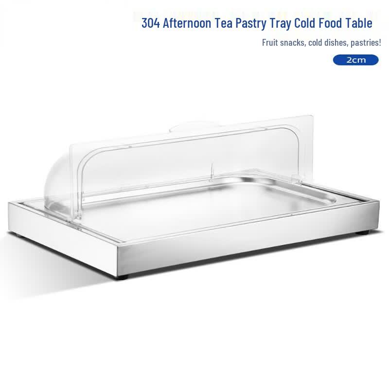 304 Stainless Steel Oval Buffet Serving Tray