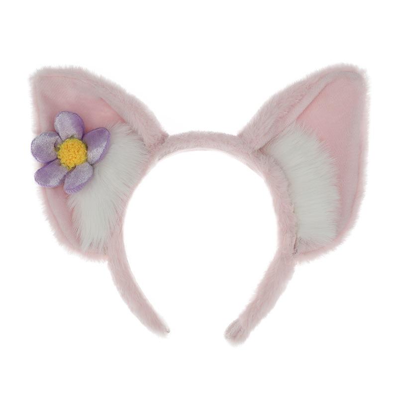 Simulation animal ear headgear cosplay comic show party props fox ears hair accessories cute plush belle headband