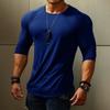 Men Long Sleeve Fashion Slim Bodycon Casual Fitness Street Style T Shirt Top