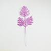 Simulation Christmas decoration cuttings three prongs round pine leaves Christmas tree special accessories decorative home ornaments