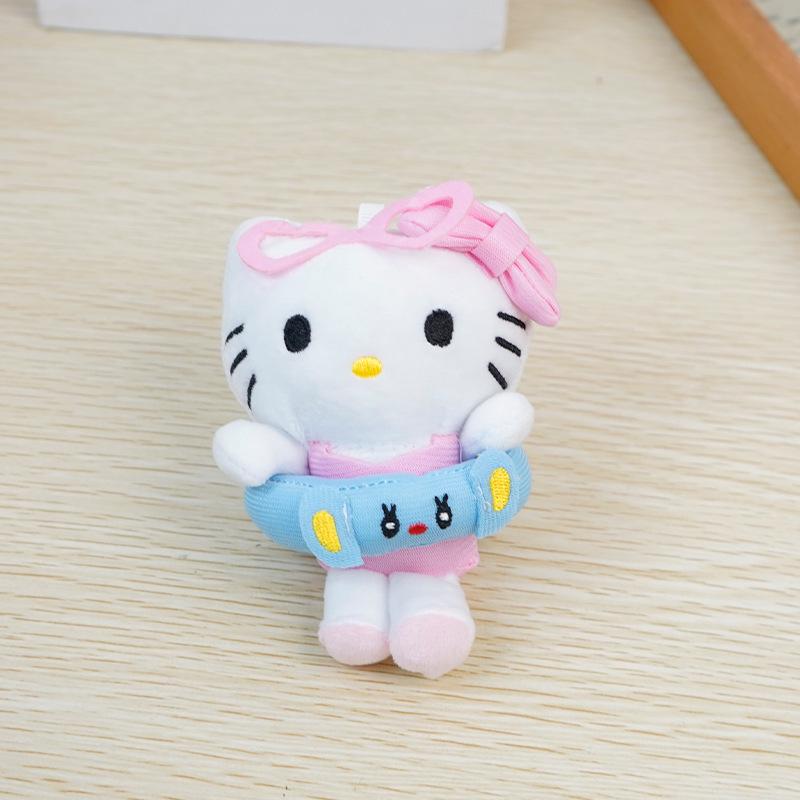 Hello Kitty Bikini Dmuchany Pierścień Wisiorek i Pluszowa Lalka Serce Breloczek Zawieszka