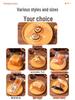 ZISIZ Transparent Self-Sealing Bakery Bags