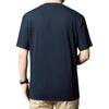 On Comfortable Round Neck Pullover Short Sleeve T-Shirt Men Tops Black 1ME10430553