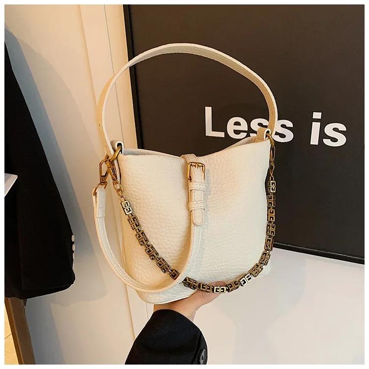 Retro Chain Bag for Women Bucket Bag Crossbody Elegant Versatile High-quality Feel Affordable Luxury New