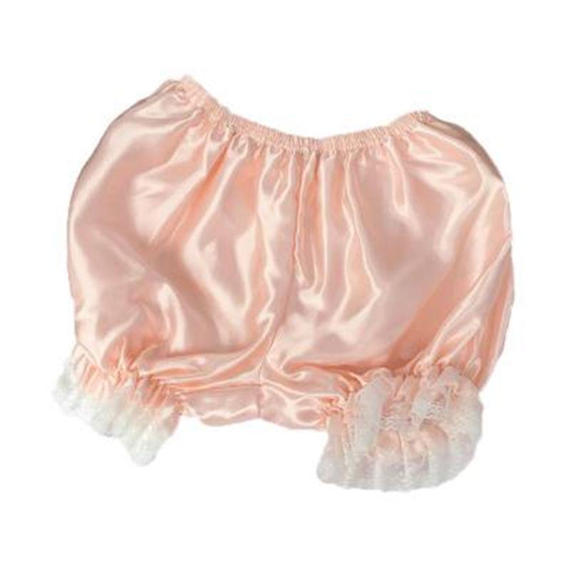 Soft Girl Lace-Trim Puffy Lantern Shorts - Summer Base Layer Pumpkin Pants