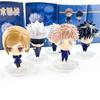 5pcs/set Anime Jujutsu Kaisen Figures Q Version Gojo Satoru Itadori Yuji Kugisaki Pvc Action Figure Collection Model Gifts
