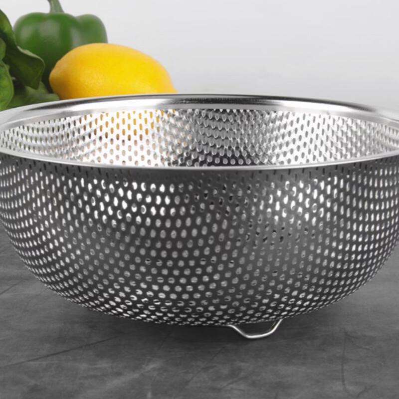 ZISIZ Stainless Steel Fine Mesh Colander Set
