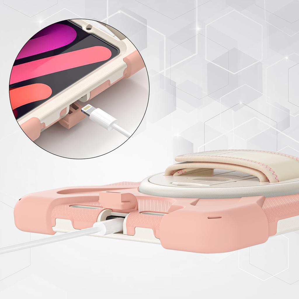 iPad mini6 8.3 Inch Protective Case with Nylon Hand Strap