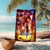 Personalized customized proof beach towel with Crash Bandicoot 4 It's About Time pattern - soft, absorbent, quick-drying, perfect swimming, camping&ba