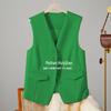 Korean Style Trendy Women's Sleeveless Vest Suit Jacket