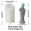 Jesus Statue Silikonform DIY Aromatherapie Kerzenherstellungswerkzeug Form Handwerk