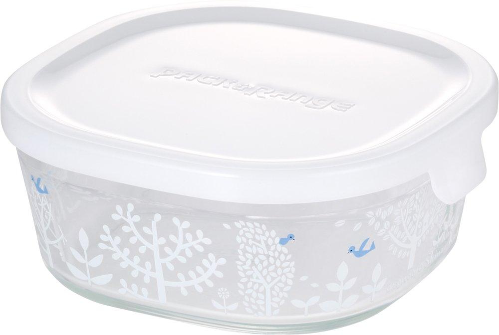 

Iwaki Синдзи Като Петит Буа Стеклянный контейнер для хранения Вмещает 1 порцию Упаковка Микроволновая печь Жаростойкий контейнер, Квадратный, Маленький, 450 мл, рис, и Безопасный, B3240-SNC1