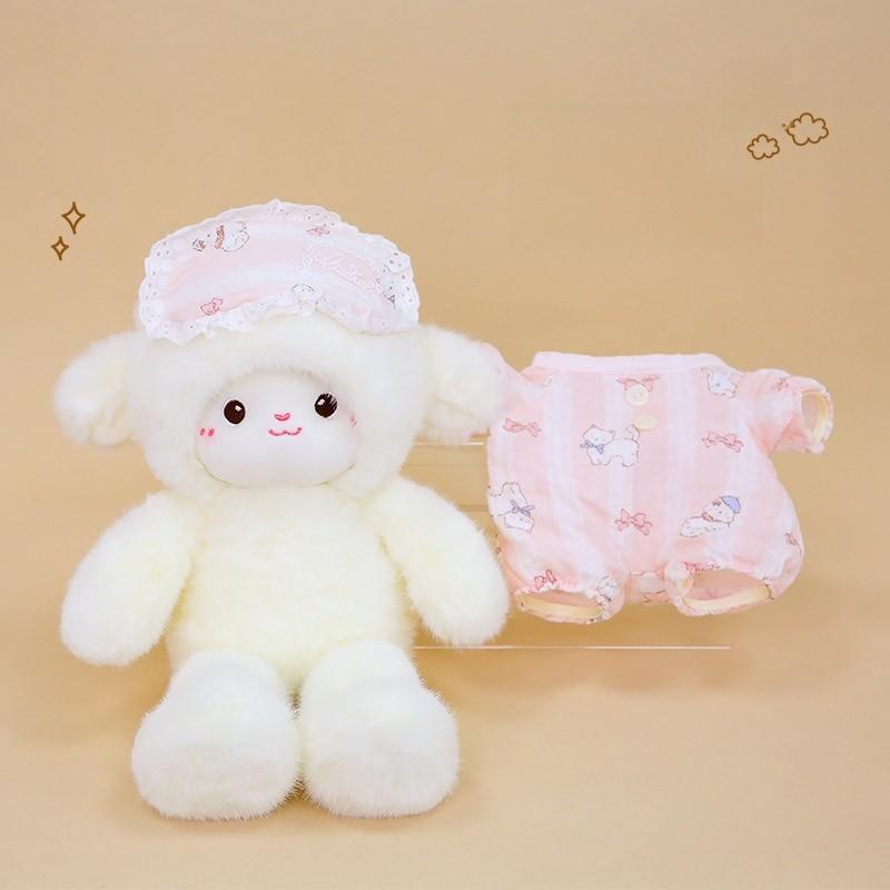 Wear Pajamas Sleep Plush Toy With Foam Beads For Kids Bedtime Gift