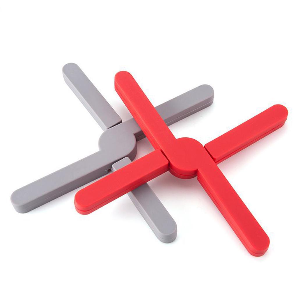 Cross Design Silicone Trivets Hot Pad Pot Holder