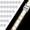 3/5/8/10Pcs LED Strip Connector 2Pin 8mm 5/12/24V Versatile LED Light Solderless Connector Adapter For 22/20/18/16AWG Solid Wire