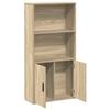 Bookshelf Sonoma Oak 60 X 24 X 120 Cm Particleboard