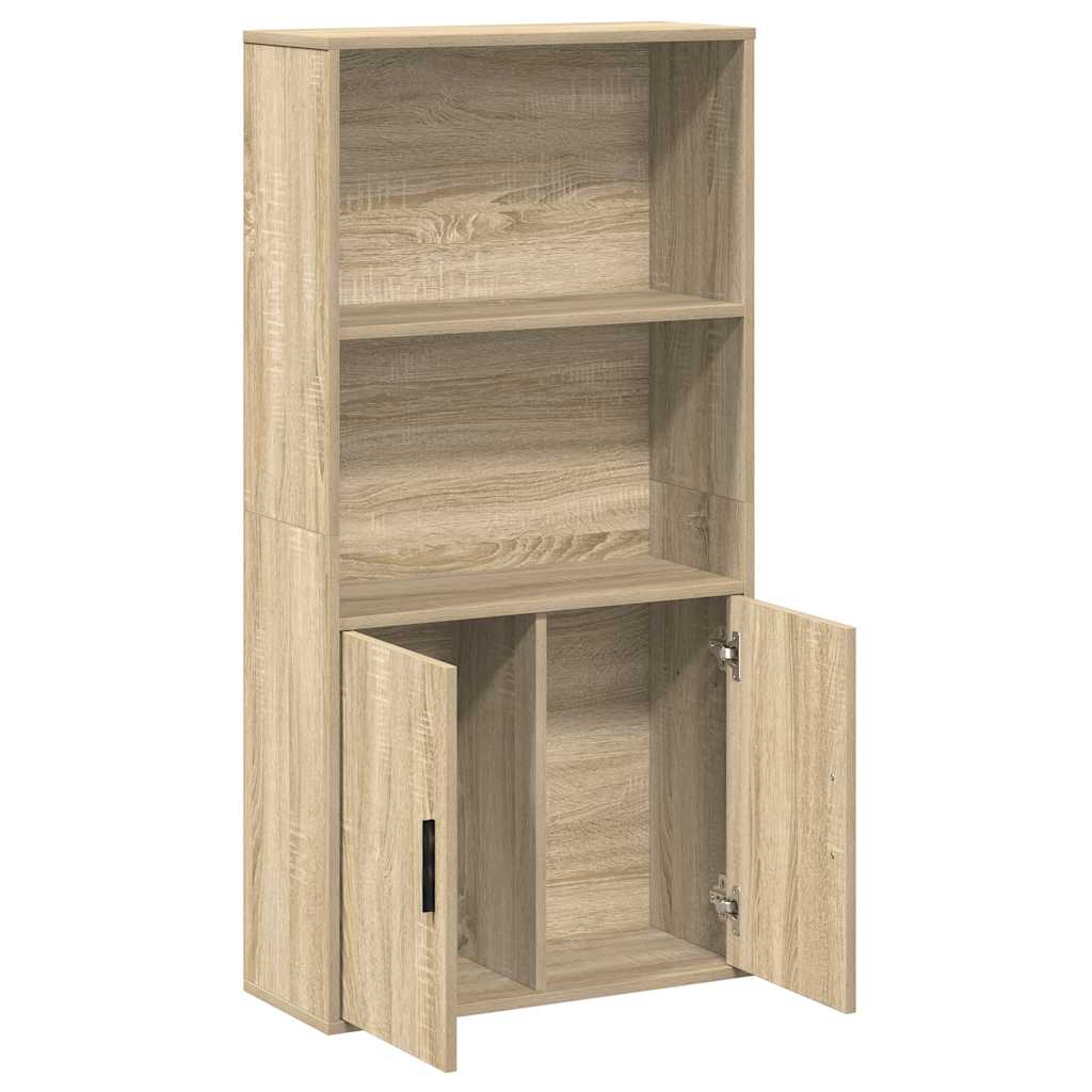 Bookshelf Sonoma Oak 60 X 24 X 120 Cm Particleboard