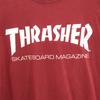 Thrasher Kurzarm-T-Shirt M weinrot Herren Gebraucht