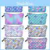 Cross-border New Fish Scale Cosmetic Bag Wholesale European And American Style Embossed Mermaid Scale Makeup Bag