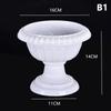 Large Wave Ripple Plastic Vase Modern Nordic Design Space-Saving Flower Pot Arrangement for Living Room Desk Home Accessories
