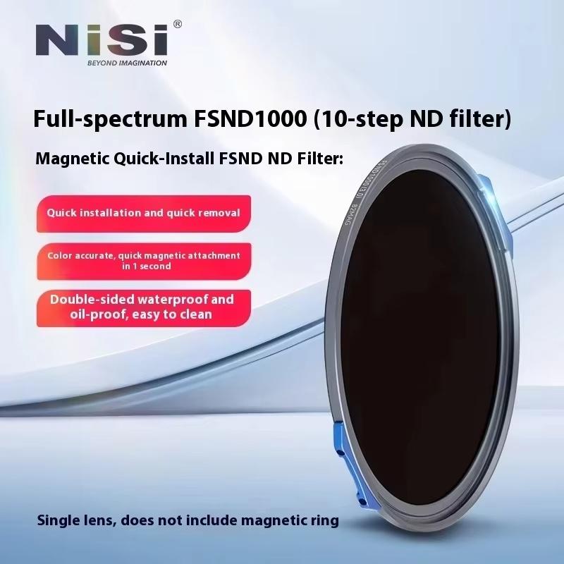 NiSi JetMag Pro Camera Magnetic Filter Kit for Polarizing Flexible Focus Lens Dimming Lens UV Protective Lens for Photography 82mm