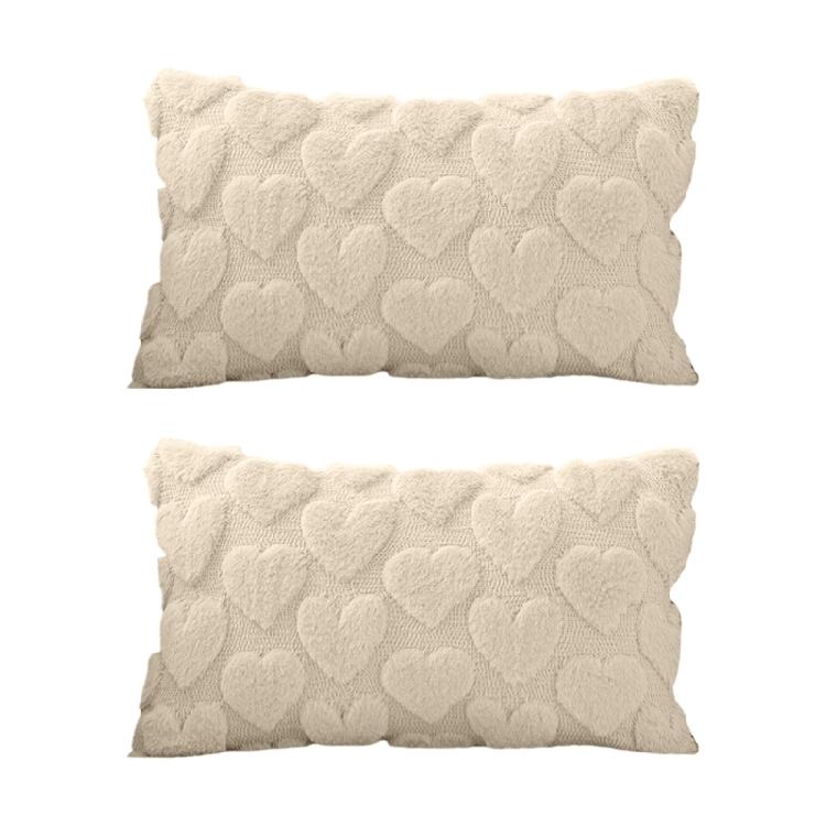 2 шт Розовые плюшевые подушки на День святого Валентина декоративные наволочки для дома для дивана кровати украшения абрикосовый 1530₽