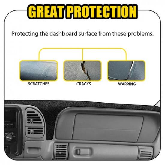 Dashmat For 1997-1998 Chevy Silverado C1500 C2500 C3500 Dash Mat Dashboard Cover